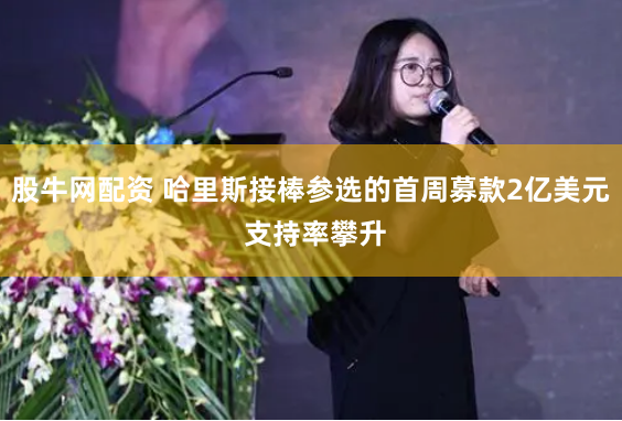 股牛网配资 哈里斯接棒参选的首周募款2亿美元 支持率攀升