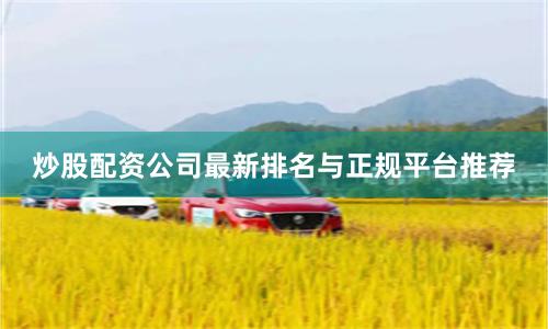 炒股配资公司最新排名与正规平台推荐