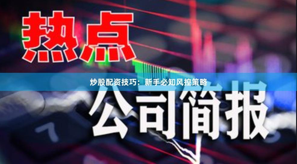 炒股配资技巧：新手必知风控策略